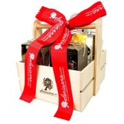 Kalimera with love Wooden Gift Basket