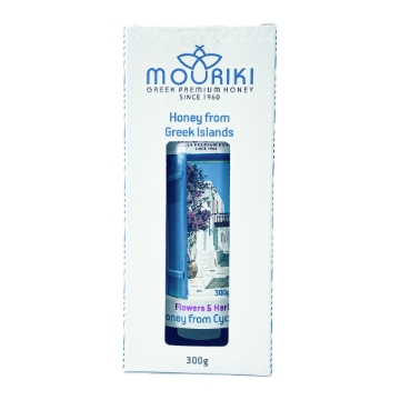 Flowers and Herbs Honey from Cyclades Islands, Mouriki Honey, 300gr Flowers and Herbs Honey from Cyclades Islands, Mouriki Honey, 300gr