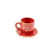 Luxury Box Greek Christmas Ceramic Coffee Set