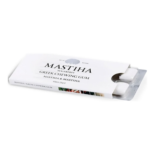 Image de Chewing-gum sans sucre à la Mastiha avec mastic de Chios et huile - 10 pièces