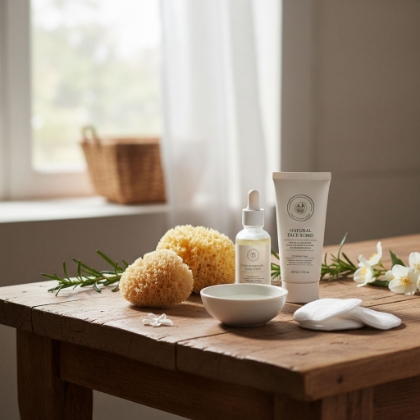 Image de la catégorie Outils naturels de nettoyage du visage