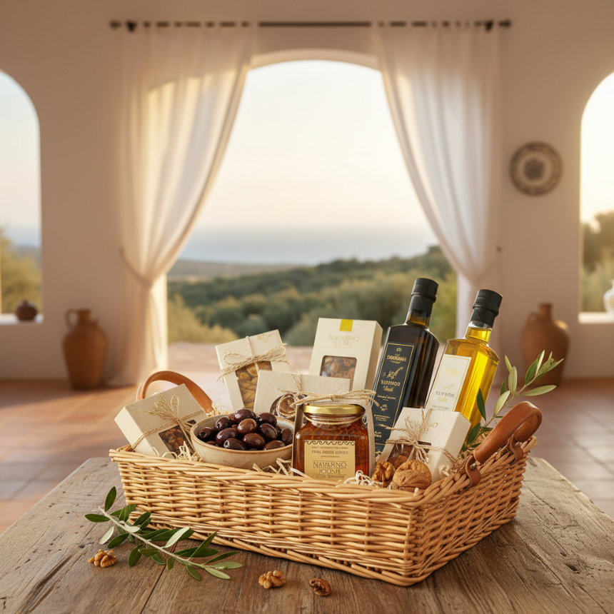 L'Art du Panier Gourmand Grec : Un Voyage Sensoriel Signé Elenianna