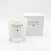 Aurean scented candle with luxury gift box packaging, premium Greek candle for elegant gifting