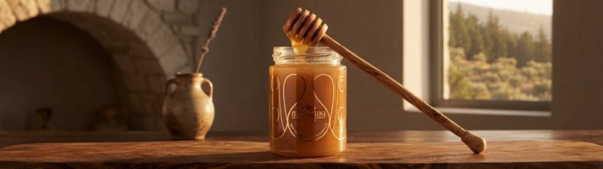 Le Miel de Sapin Vanille Mouriki Elatis 300g : Un Nectar Grec d'Exception pour la Gastronomie de Luxe