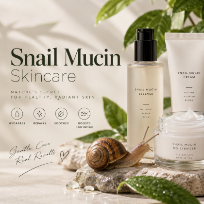Image de la catégorie Soins de la peau à la mucine d'escargot